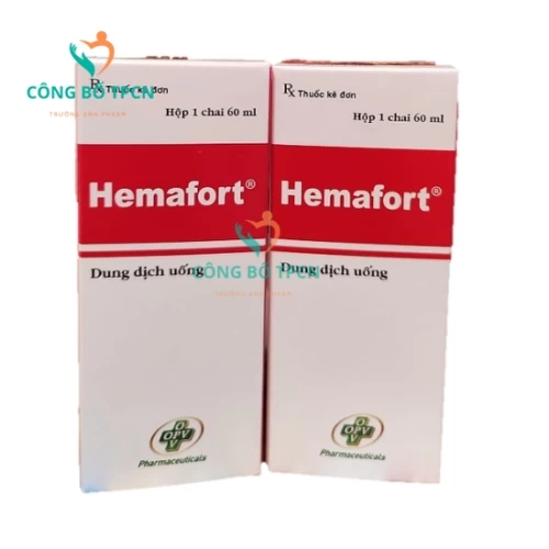 Hemafort 60ml OPV - Thuốc điều trị thiếu máu do thiếu sắt