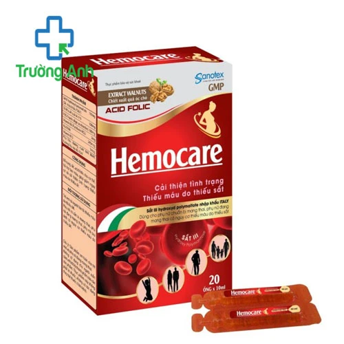 Hemocare - Bổ sung sắt , acid folic cho cơ thể hiệu quả