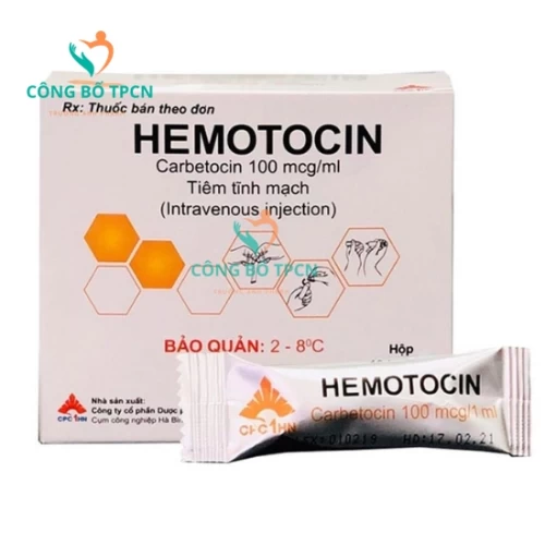 Hemotocin - Thuốc phòng mất trương lực tử cung, xuất huyết hậu sản