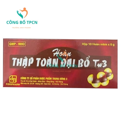 Thập toàn đại bổ TW3 - Thuốc điều trị suy nhược cơ thể