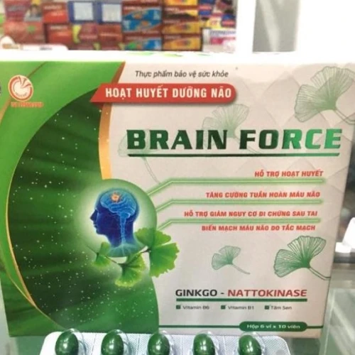 Hoạt huyết dưỡng não Brain Force - Tăng cường tuần hoàn máu não