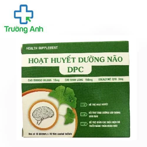 Hoạt Huyết Dưỡng Não DPC - Hỗ trợ tăng cường tuần hoàn máu não