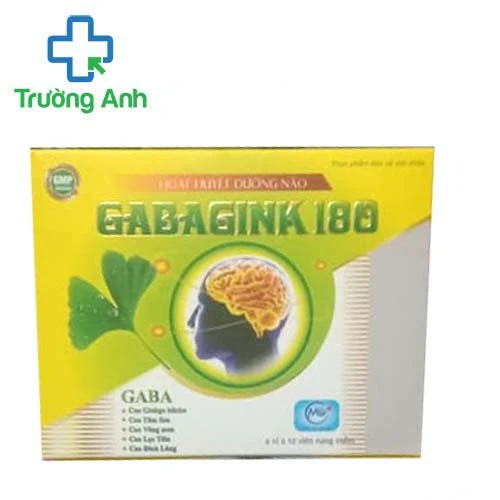 Hoạt huyết dưỡng não Gabagink 180 - Giúp tăng cường tuần hoàn não