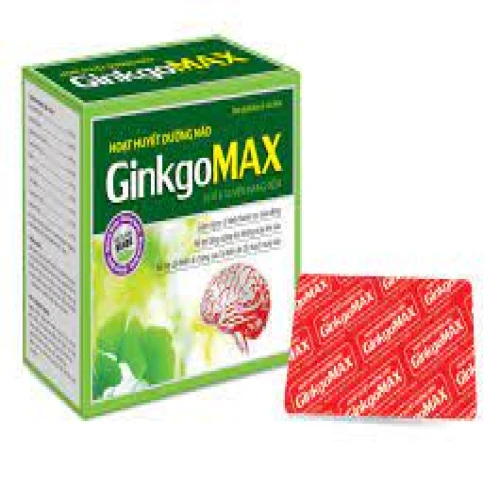 Hoạt huyết dưỡng não GinkgoMax - Hỗ trợ giúp tăng cường tuần hoàn não