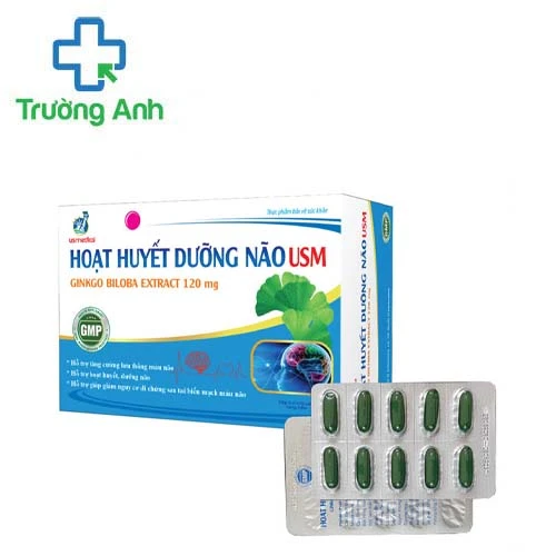 Hoạt huyết dưỡng não USM - Giúp tăng cường lưu thông máu não