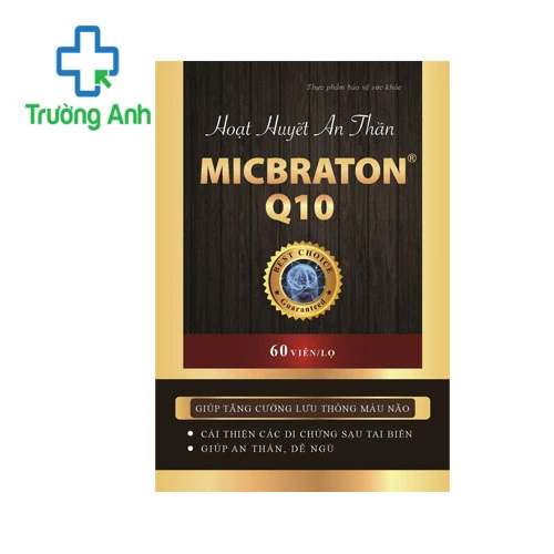 Hoạt huyết Micbraton Q10 - Giúp tăng cường lưu thông máu não