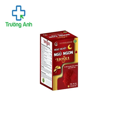 HOẠT HUYẾT NGỦ NGON AMASKA - Phòng ngừa thiểu năng tuần hoàn não