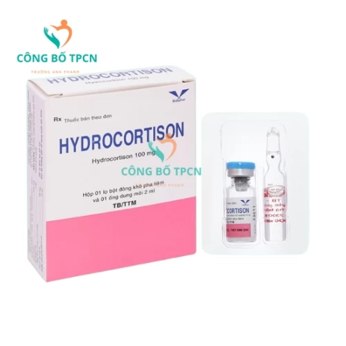 Hydrocortison 100mg Bidiphar - Thuốc điều trị các bệnh hiệu quả