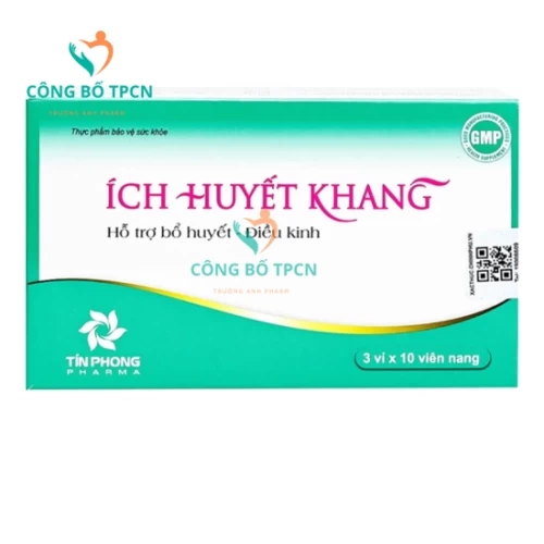 Ích huyết khang - Hỗ trợ điều trị rối loạn kinh nguyệt