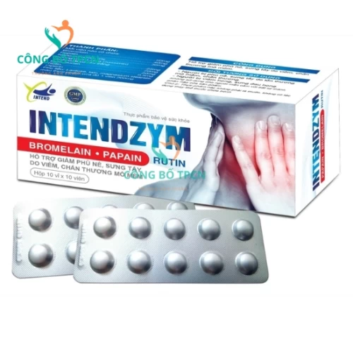 Intendzym - Hỗ trợ giảm sưng, phù nề khi bị tổn thương mô mềm