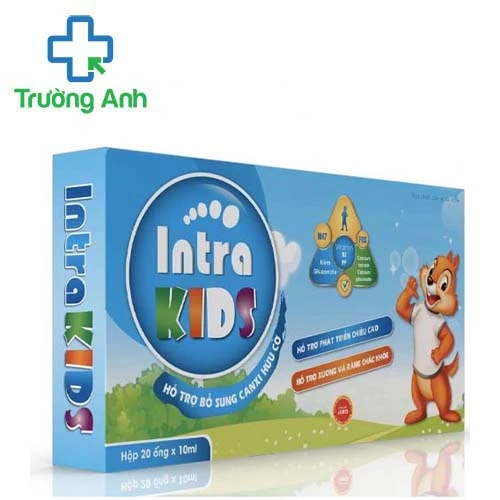 Intra Kids - Hỗ trợ giảm nguy cơ còi xương ở trẻ nhỏ