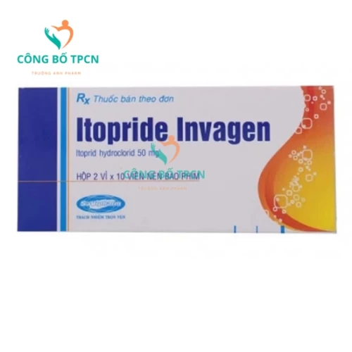Itopride Invagen 50mg Savipharm - Thuốc điều trị viêm dạ dày hiệu quả