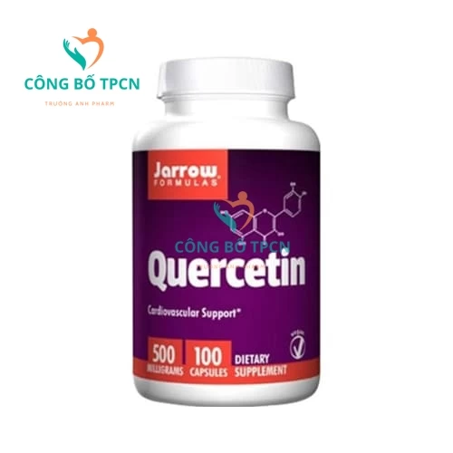 Jarrow Quercetin 500mg - Giúp chống oxy hóa, bảo vệ tim mạch huyết áp