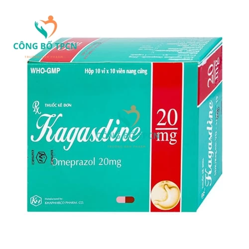 Kagasdine 20mg Khapharco - Thuốc điều trị loét dạ dày