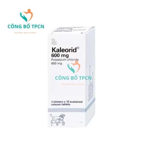 Kaleorid 600mg Leo Pharma