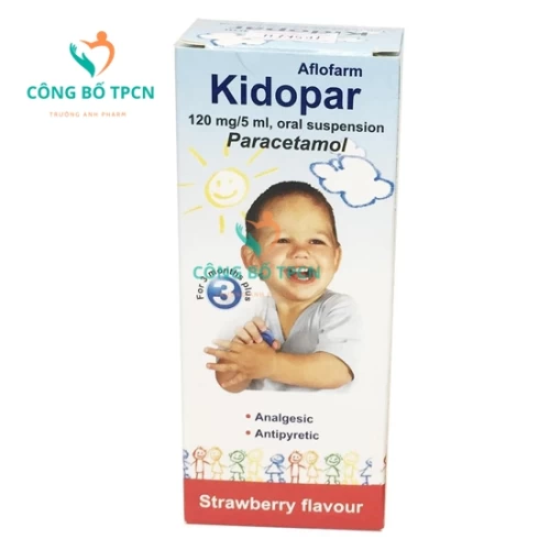 Kidopar Aflofarm - Thuốc giảm đau, hạ sốt hiệu quả