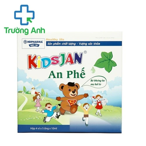 Kidsjan An phế - Giúp bổ phế, giảm ho, viêm họng, viêm đường hô hấp