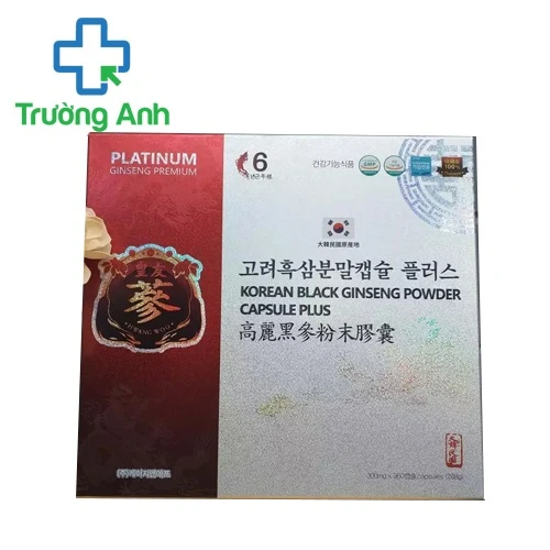 Korea black ginseng powder capsule plus - Giúp bồi bổ cơ thể