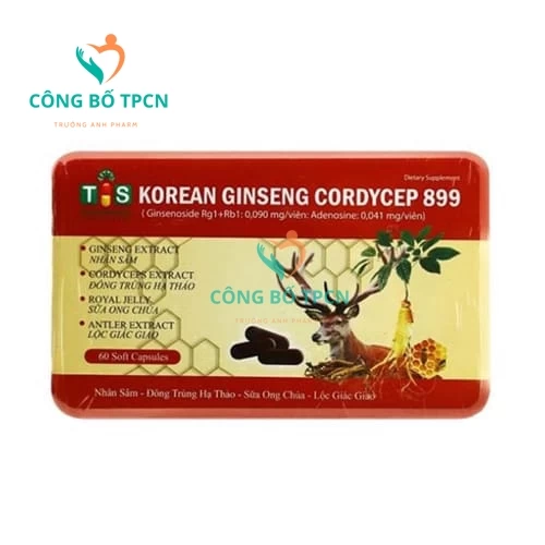 Korean Ginseng Cordycep 899 - Hỗ trợ nâng cao sức đề kháng 