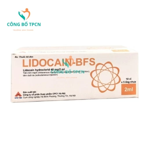 Lidocain-BFS 200mg/10ml CPC1HN - Thuốc gây tê hiệu quả