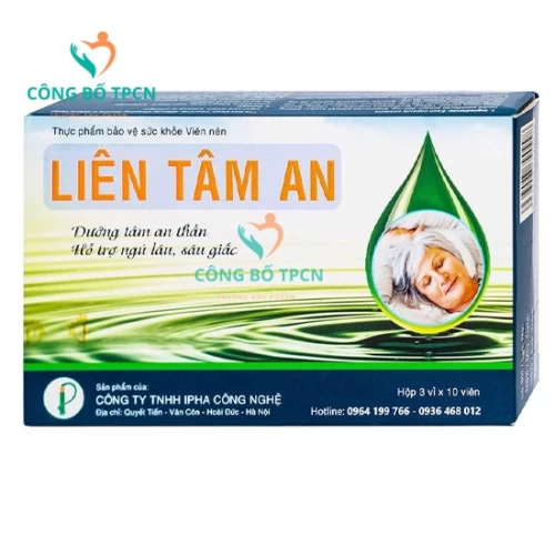 Liên Tâm An - Thực phẩm chức năng cải thiện giấc ngủ ngon hơn
