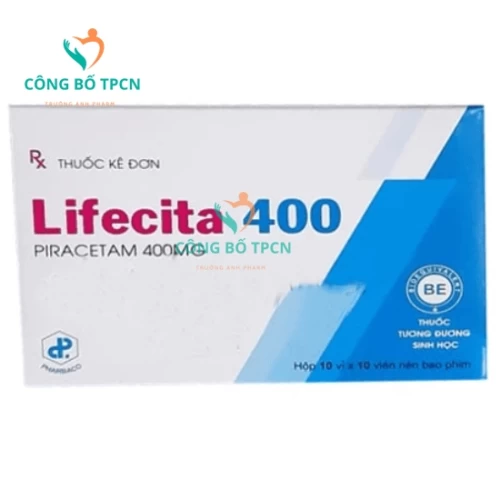 Lifecita 400 Pharbaco - Thuốc điều trị chứng chóng mặt hiệu quả