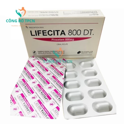 Lifecita 800 DT Pharbaco - Thuốc điều trị chứng rung giật cơ hiệu quả