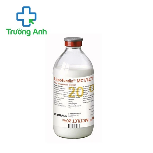  Lipofundin MCT/LCT 20% B.Braun - Dung dịch bổ sung năng lương cơ thể