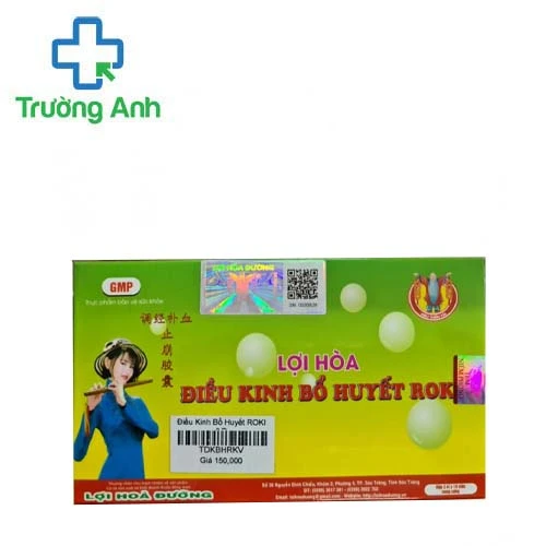 Lợi hòa điều kinh bổ huyết Roki - Giúp giảm đau bụng kinh