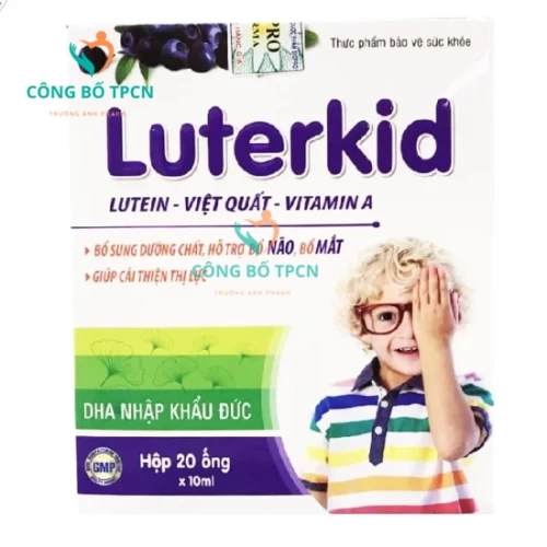 Luterkid - Bổ sung dưỡng chất, giúp bổ não, bổ mắt
