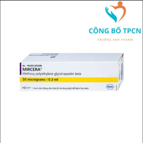 Mircera 50mcg/0.3ml Roche - Thuốc điều trị thiếu máu