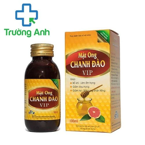 Mật ong chanh đào vip - Giúp bổ khí, giảm ho hiệu quả