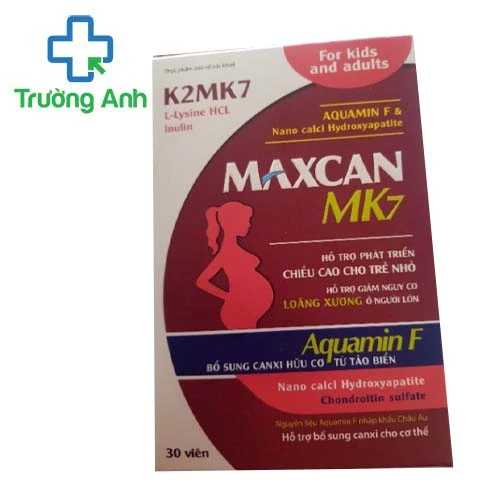 Maxcan MK7 - Hỗ trợ phát triển chiều cao cho trẻ nhỏ