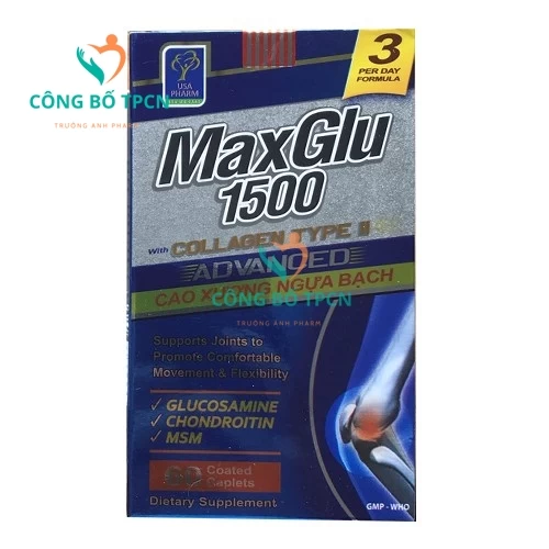 MaxGlu 1500 - Bổ sung dưỡng chất, tăng cường chức năng xương khớp