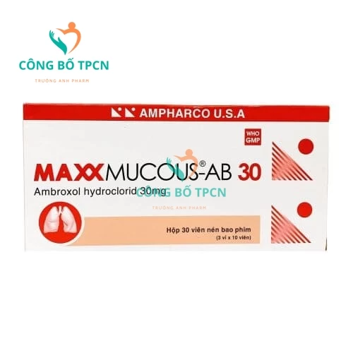 Maxxmucous-AB 30mg Ampharco