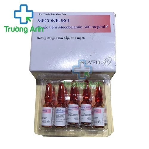 Meconeuron Inj Meconeuro 500mg tiêm - Thuốc điều trị bệnh thần kinh, thiếu máu