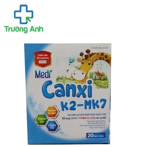 Medi Canxi K2-Mk7 - Hỗ trợ phát triển chiều cao của trẻ