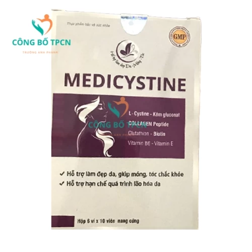 Medicystine - Bổ sung collagen và chất chống oxy hoá cho cơ thể