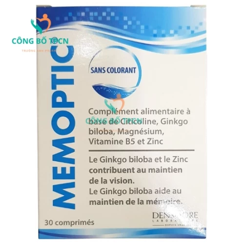 Memoptic - Giúp tăng cường trí nhớ, cải thiện tuần hoàn não