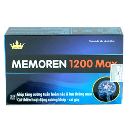 Memoren 1200 Max - Giúp tăng cường tuần hoàn não hiệu quả