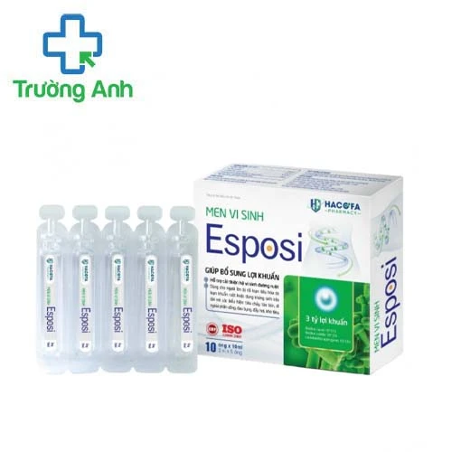 Men vi sinh Esposi - Hỗ trợ giảm các triệu chứng đầy bụng