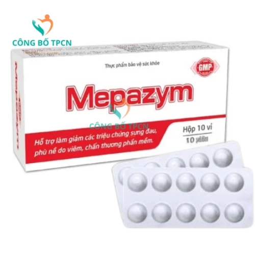 Mepazym - Hỗ trợ làm giảm các triệu chứng chấn thương mềm