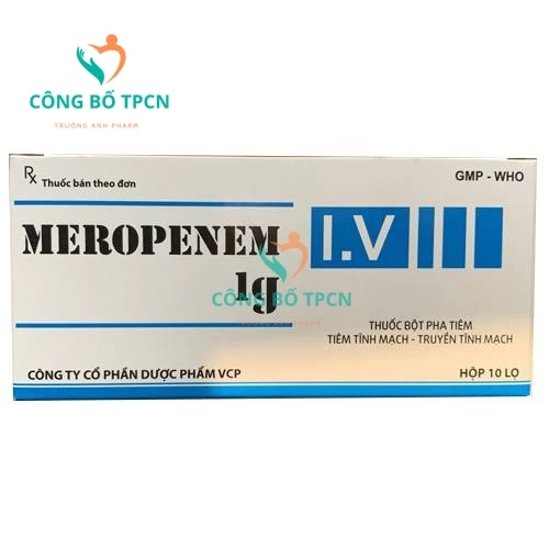 Meropenem 1g VCP - Thuốc điều trị nhiễm khuẩn