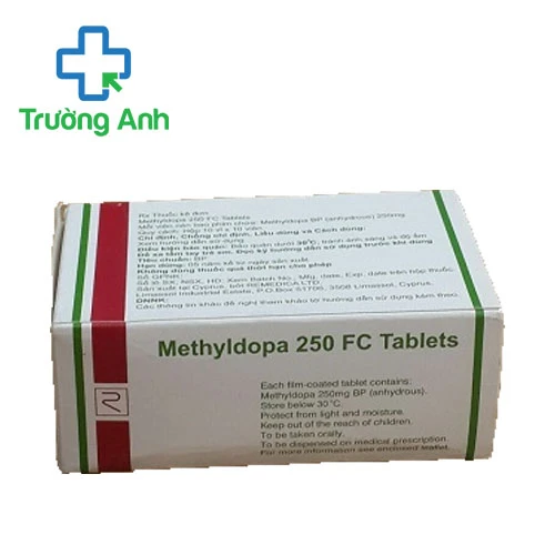 Methyldopa 250 FC Tablets Remedica - Thuốc điều trị tăng huyết áp hiệu quả