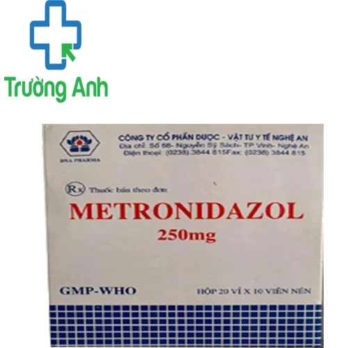 Metronidazol 250mg DNA Pharma - Thuốc điều trị nhiễm khuẩn