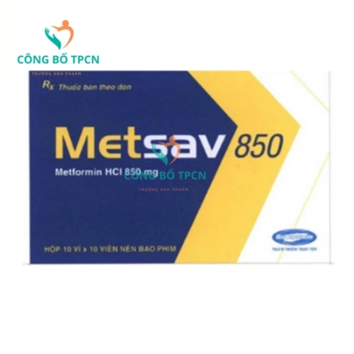 Metsav 850 Savipharm - Thuốc điều trị tiểu đường hiệu quả