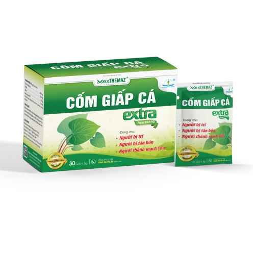 MexThemaz Cốm Giấp Cá Extra New Brand - Giảm tình trạng táo bón hiệu quả