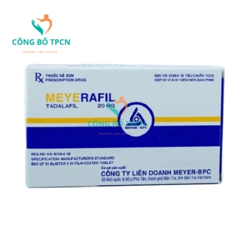 Meyerafil - Thuốc điều trị rối loạn cương dương hiệu quả