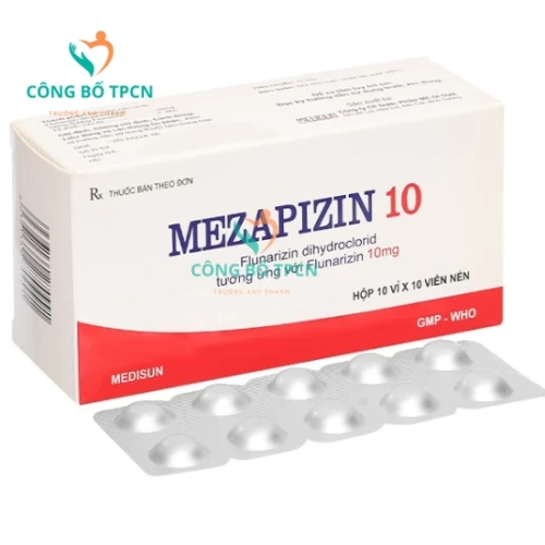 Mezapizin 10 - Thuốc điều trị chứng đau nửa đầu, rối loạn tiền đình hiệu quả