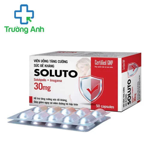 Viên uống Soluto - Hỗ trợ tăng cường miễn dịch và sức đề kháng